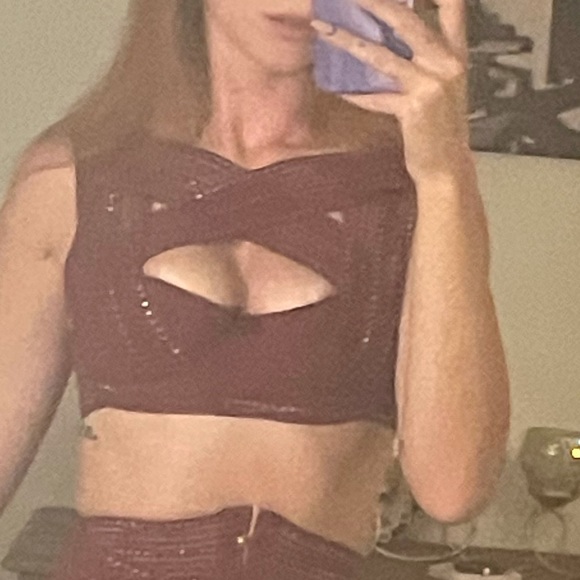 AGENT PROVOCATEUR STUNNING CRYSTAL 3 PIECE LINGERIE SET - Picture 5 of 5